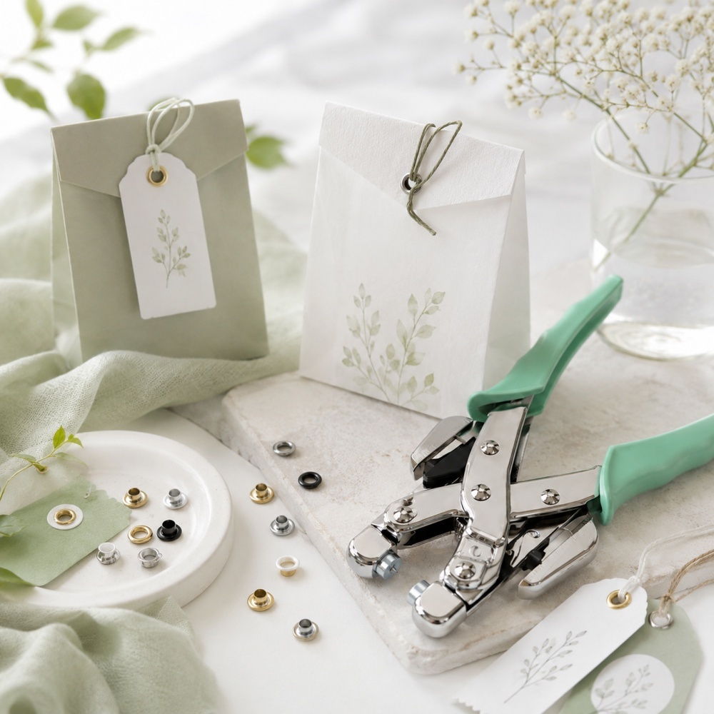 Pliers - Grommet gereedschapsset, handmatige gatenpons, tang, knoopsluitingen,