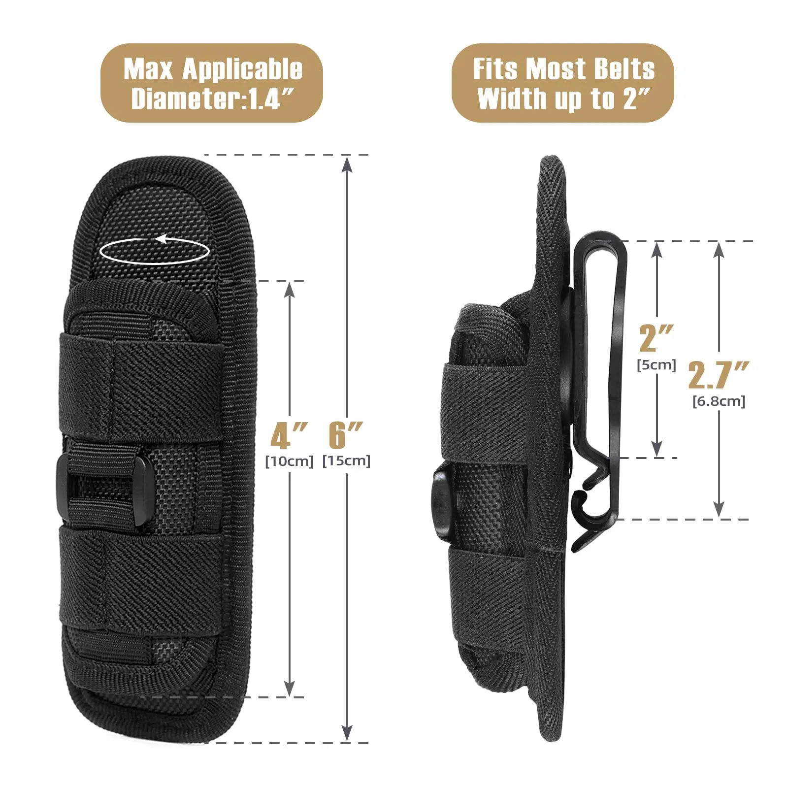 Tactische Zaklamp Cover Nylon  - Tool Bag recensie en prijs